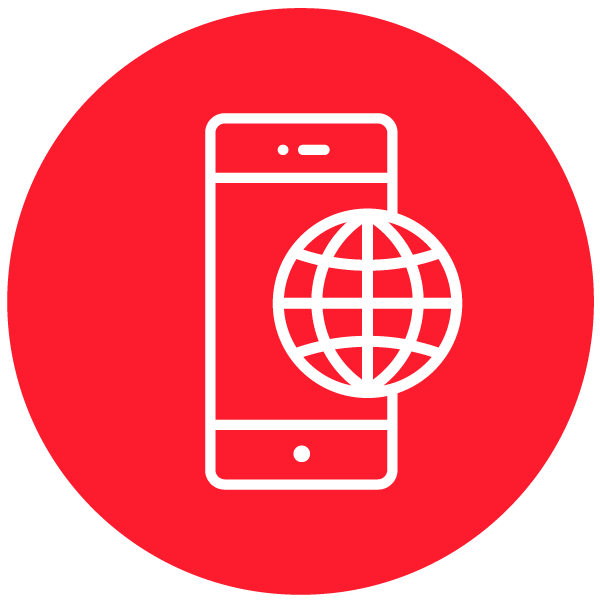 Piktogramm zum Thema "Roaming"