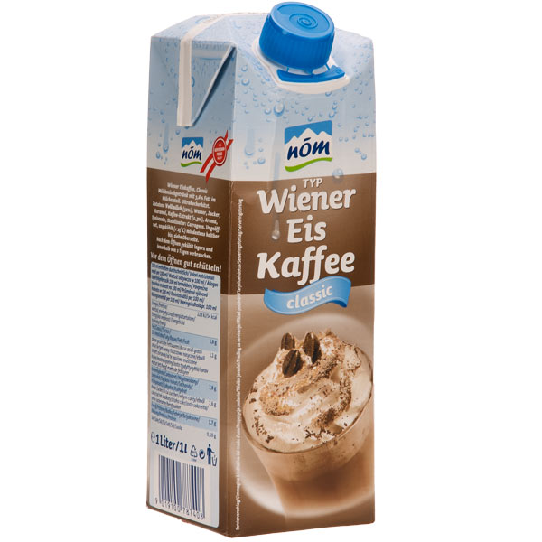Nöm Wiener Eiskaffee classic Nach wie vor mit einem Hauch Kaffee