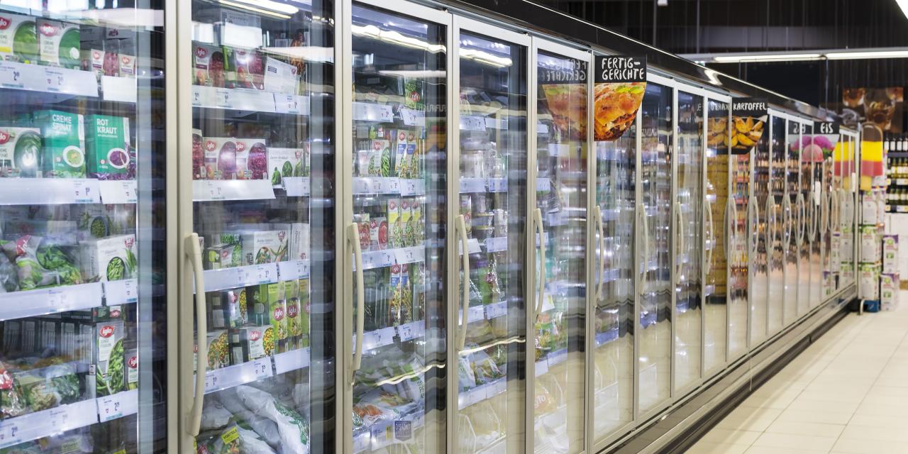Kühlregal Supermarkt