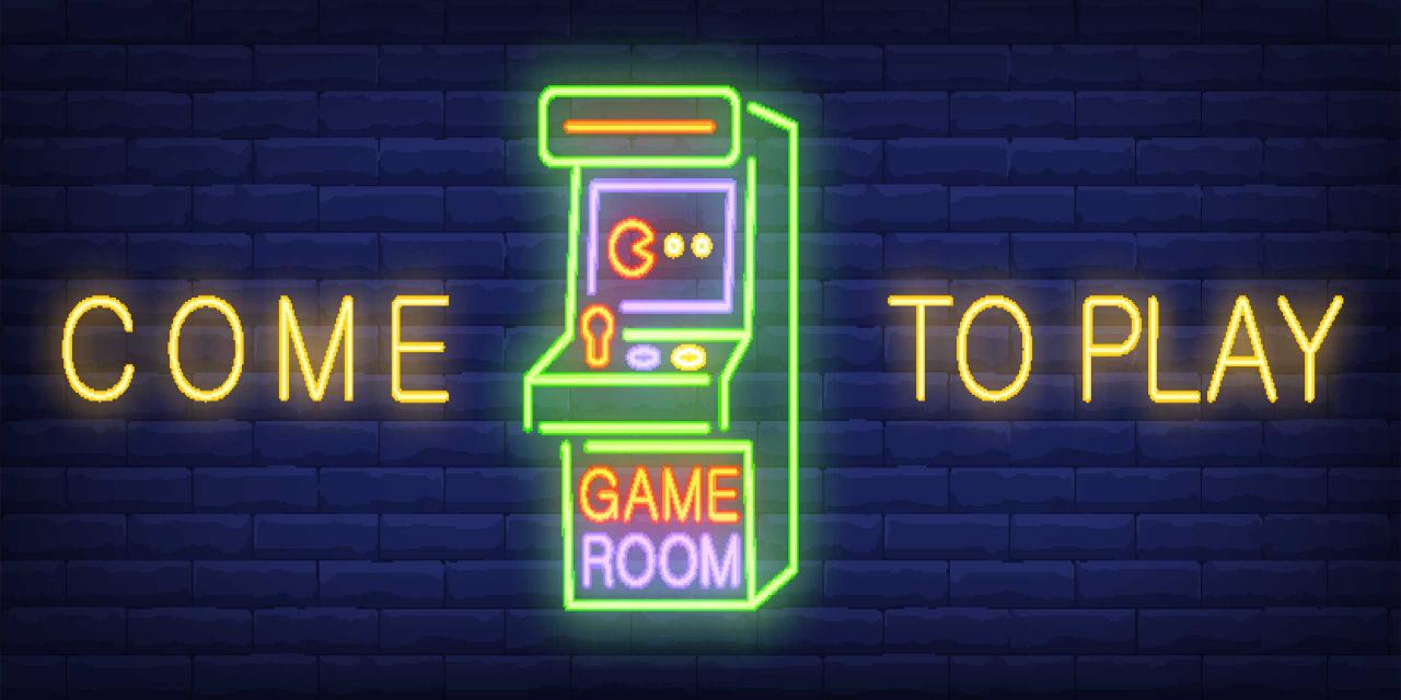 Spielautomat fordert zum Spielen auf
