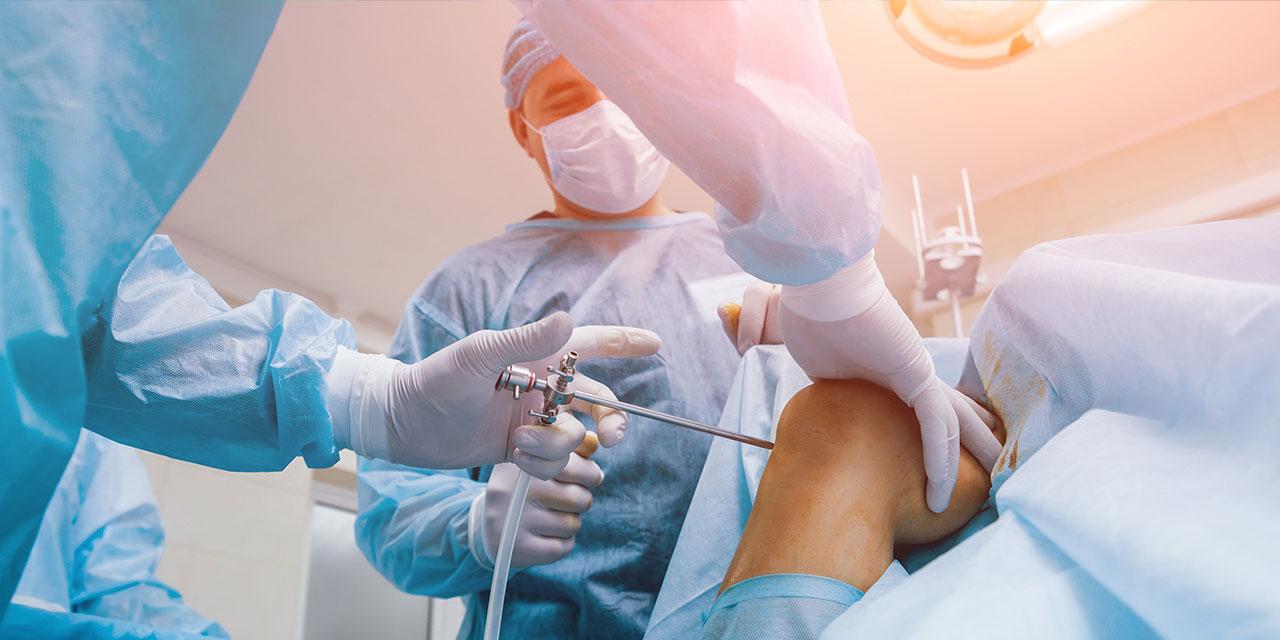 Arthroskopische Chirurgie Knie Operation Ärzte