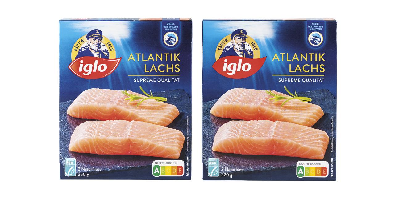 Shrinkflation Iglo 
