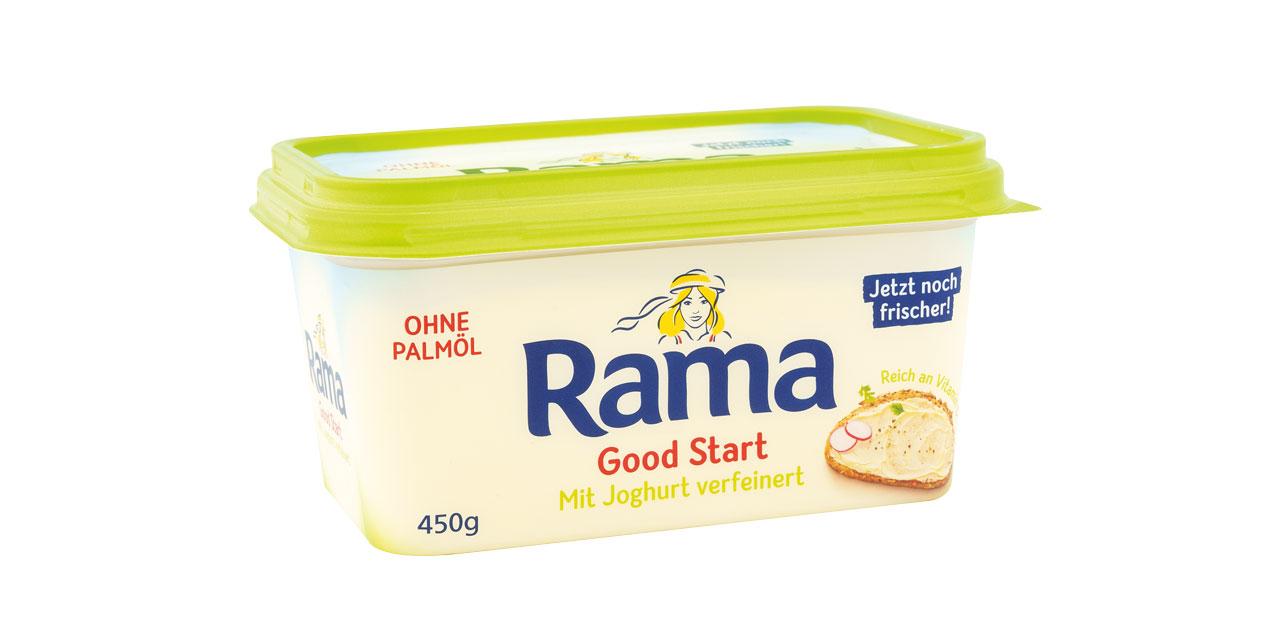 Das Produkt Rama Good Start ist jetzt nicht mehr vegan: Seit kurzem enthält es Joghurt. 