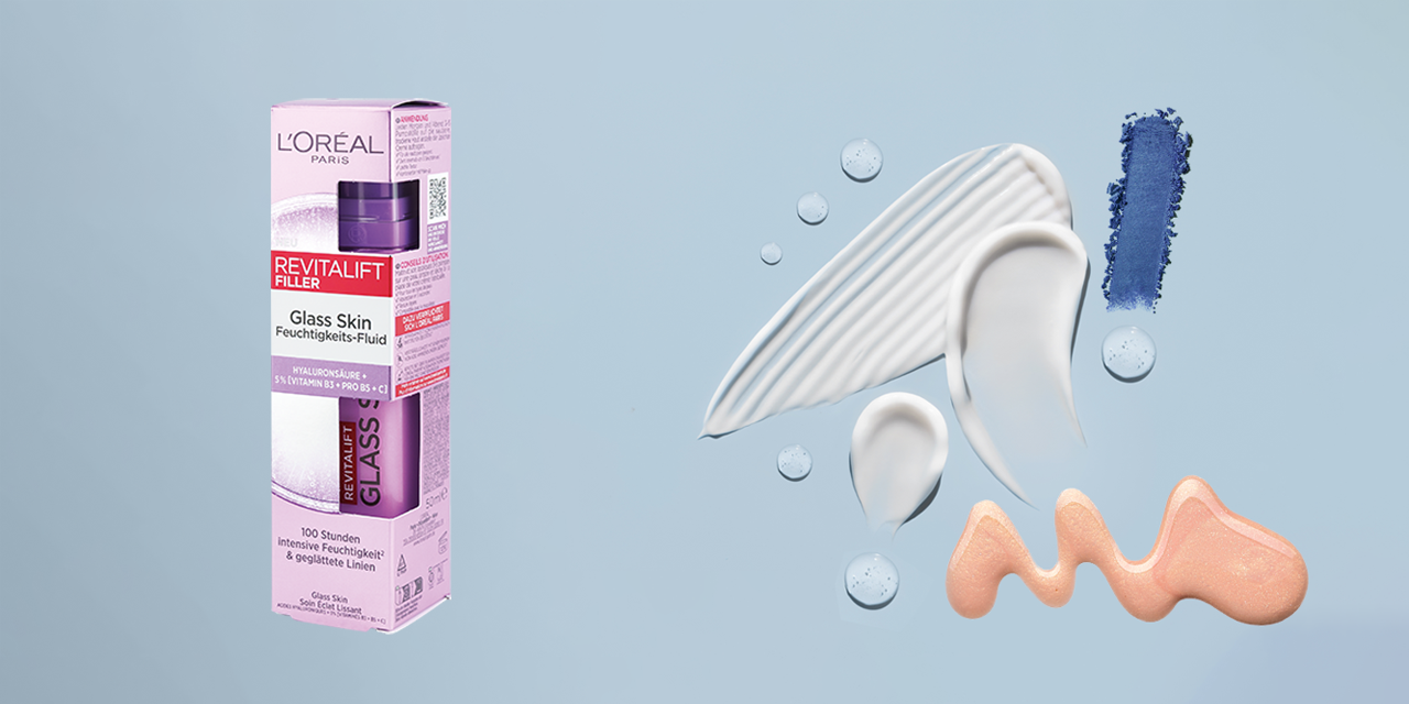 L'Oreal Revitalift Filler, Glass Skin Feuchtigkeits-Fluid 