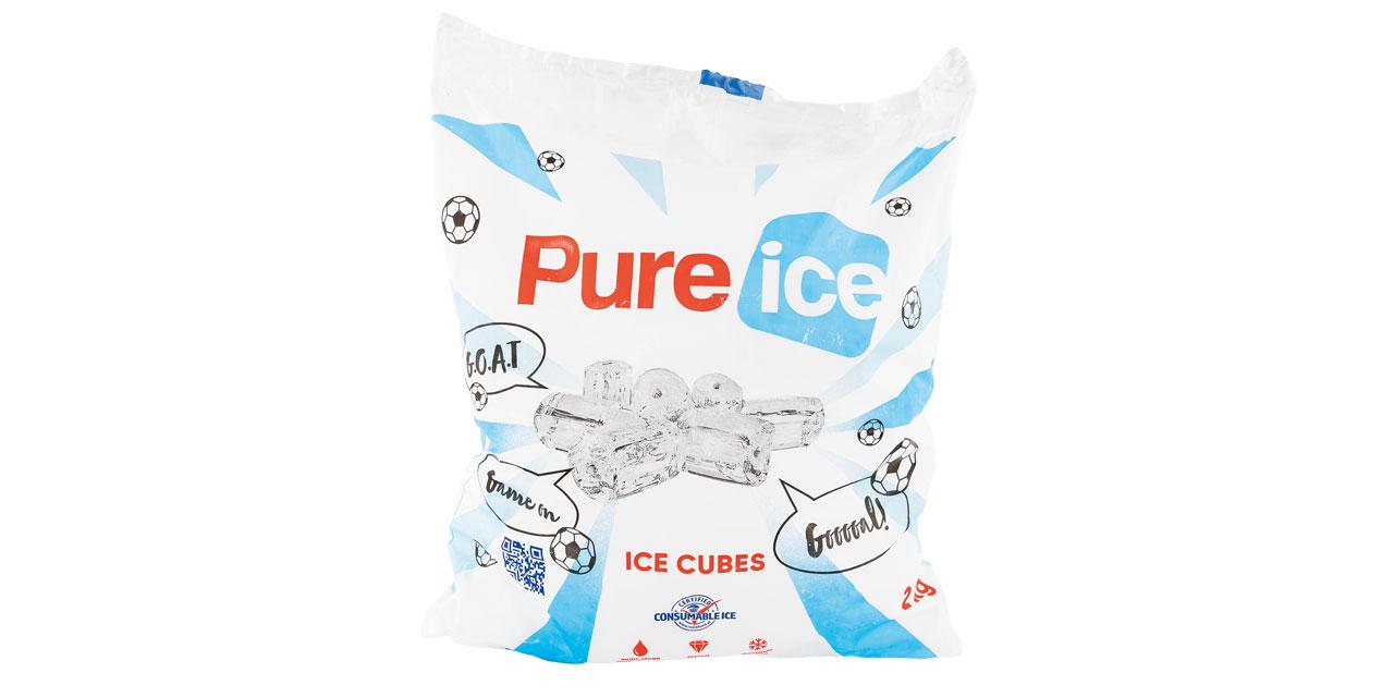 Pure Ice Eiswürfel Sack, 2 kg