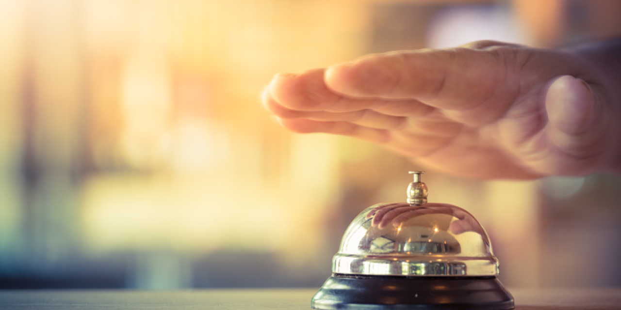 Hotel reception bell