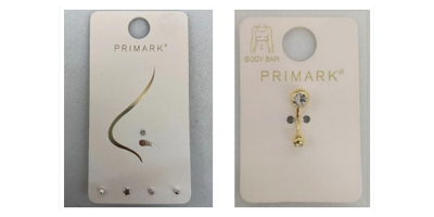 Fotos von Primark-Piercings