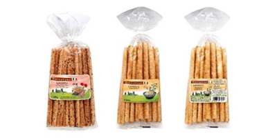 Grissini Brotgebäckstangen mit Sesam