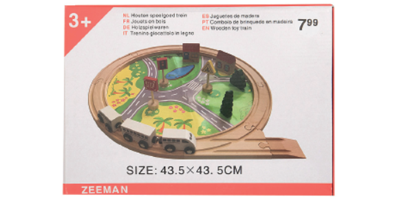 Zeeman-Holzeisenbahnset