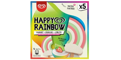 Foto von Eiscreme Eskimo Happy Rainbow