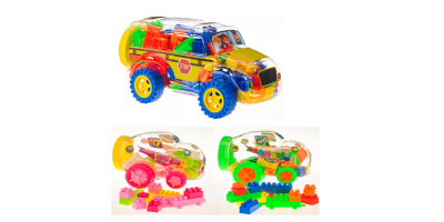 Block-Truck-Spielzeug der Müller-Eigenmarke Toy Place