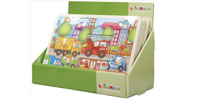 VEDES SpielMaus Holz Einlegepuzzle