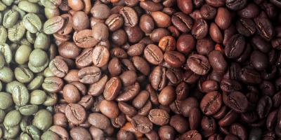 Kaffee: verschiedene Röstungsgrade