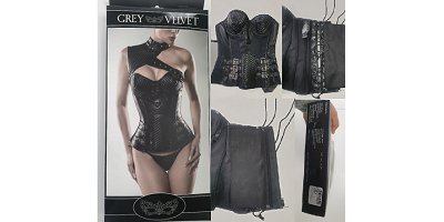 Kunstlederkorsage der Marke Grey Velvet