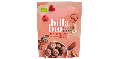 Billa Bio Fruit Bites Himbeere-Kakao