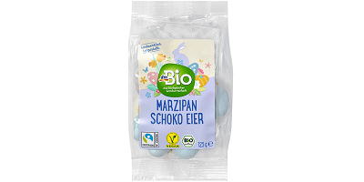 dmBio Marzipan Schoko Eier, 125 g