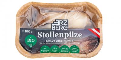 Erzberg Stollenpilze Kräuterseitlinge: Verpackung