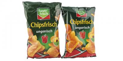 funny-frisch Chipsfrisch Ungarisch: neue und alte Verpackung
