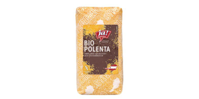 Ja Natürlich Bio Polenta in der 500 Gramm Verpackung