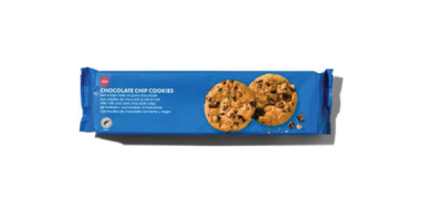 Hema Chocolate Chips Cookies in blauer Verpackung