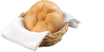 Clever Knopfsemmel, Pizzasemmel Tonno, Speckstangerl geflochten