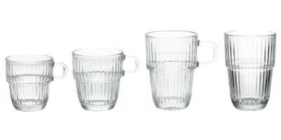 Dille & Kamille: Hitzebeständiges Glas geriffelt