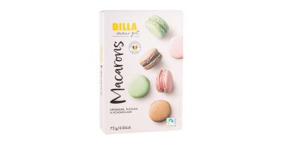 Billa Immer gut Macarons: Stückanzahl nun ersichtlich