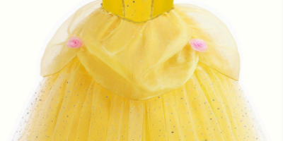 Gelbes Prinzessinnenkleid von Temu