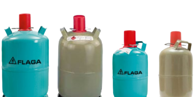 Flaga Gasflaschen