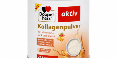 Doppelherz aktiv Kollagenpulver: Viel Luft um wenig Pulver 