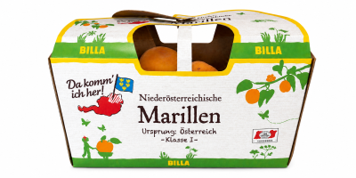 Billa Weinviertler Marillen: „Da komm ich her" oder doch „da fahr ich rum"? 
