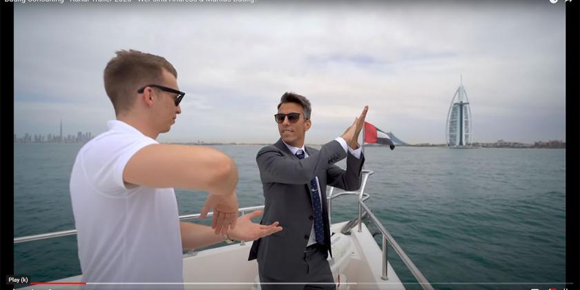 Screenshot of a Andreas Baulig channel trailer on YouTube