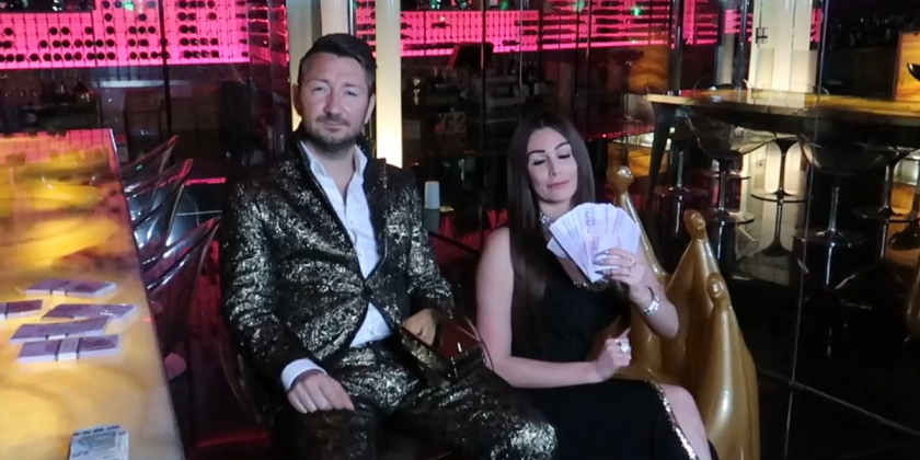 Walter Temmer Clip for the raffle of a money throwing machine