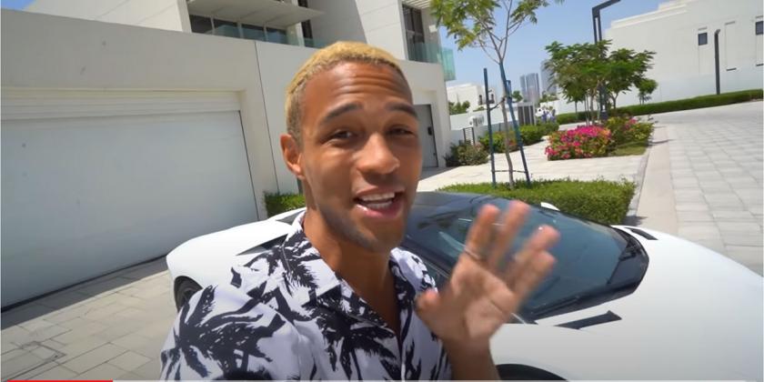 Simon Deuse and his new Lambo - Youtube Screenshot