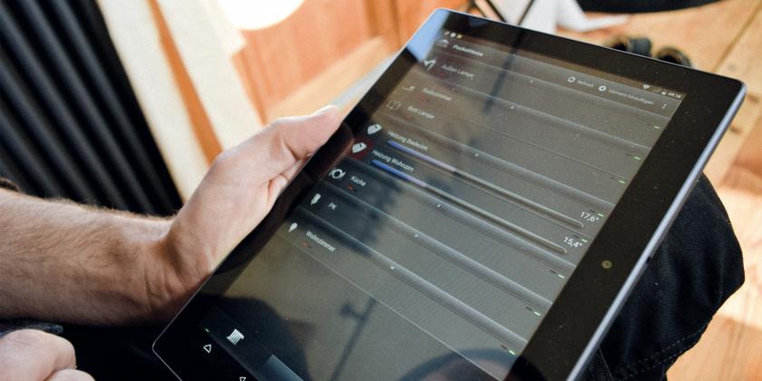 Steuerung und Fernwartung am Tablet