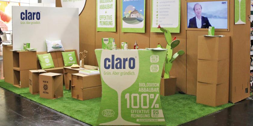 Info-Stand von Claro