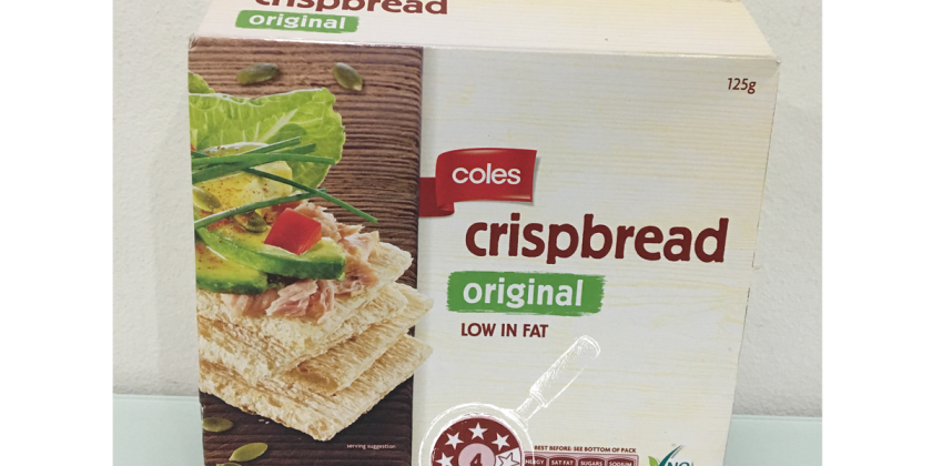 Eine Packung Knäckebrot