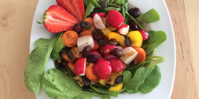 Radieschenblattsalat