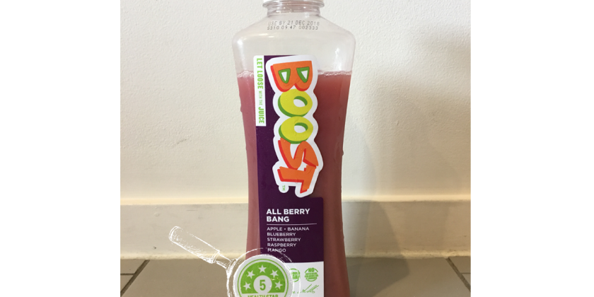 Ein Beeren-Smoothie von Boost