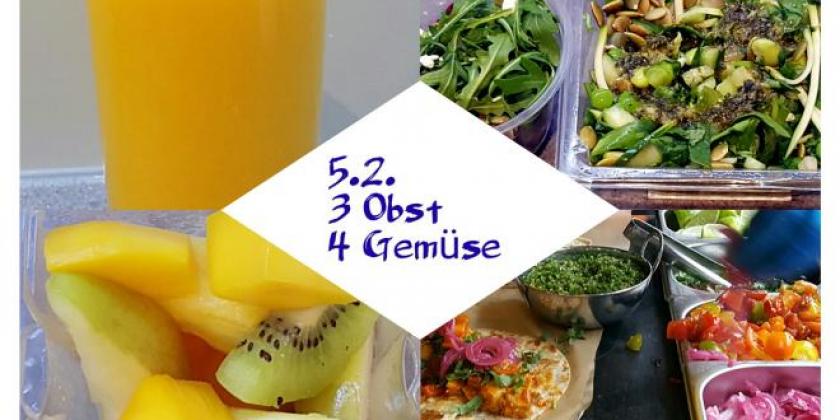 Das hat Birgit Beck in Woche 6 Tag 1 bei der 5-am Tag-Challenge gegessen.