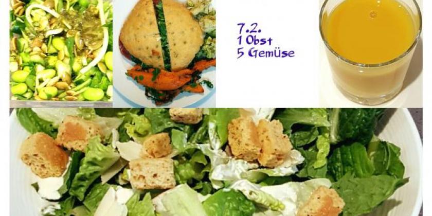 Das hat Birgit Beck in Woche 6 Tag 3 bei der 5-am Tag-Challenge gegessen.