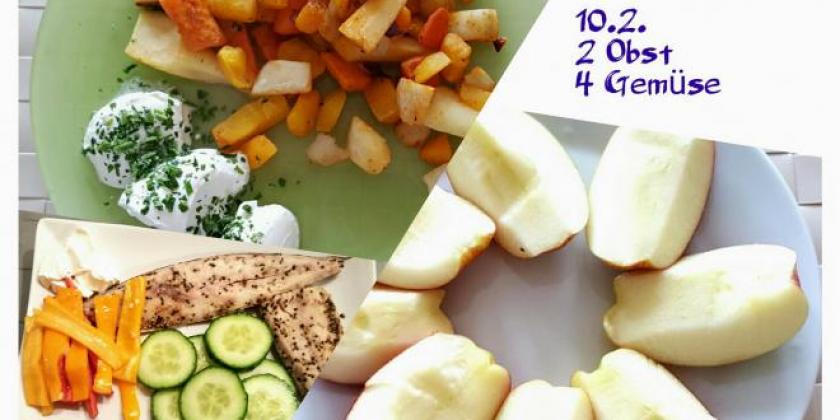 Das hat Birgit Beck in Woche 6 Tag 6 bei der 5-am Tag-Challenge gegessen.