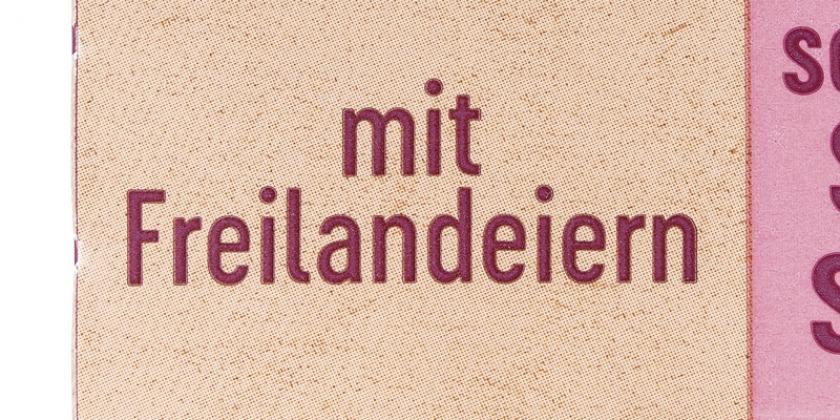 BILLA Schwarzwälder Schinken Sandwich: Auslobung -  deutlich steht wieder drauf - mit Freilandeiern