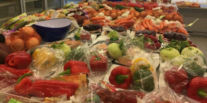 Ein Haufen von verschiedenem Gemüse.