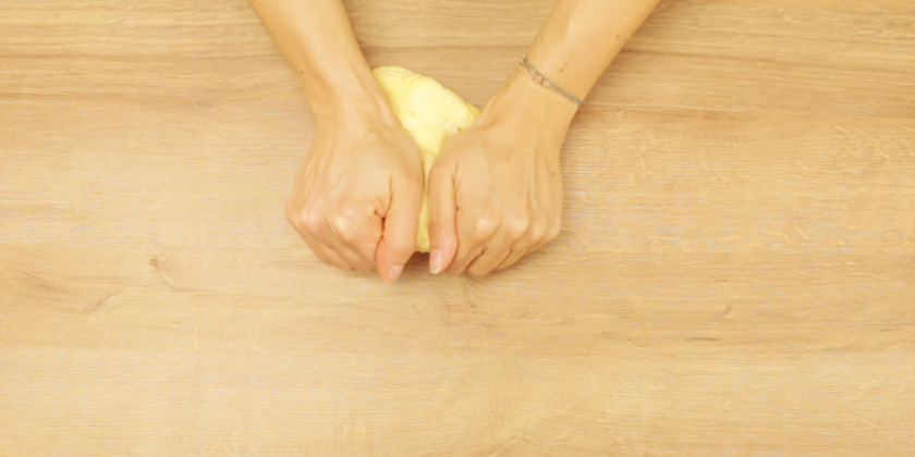 Kneten mit der Hand