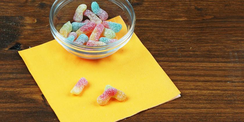 Saure Halloween-Gummis