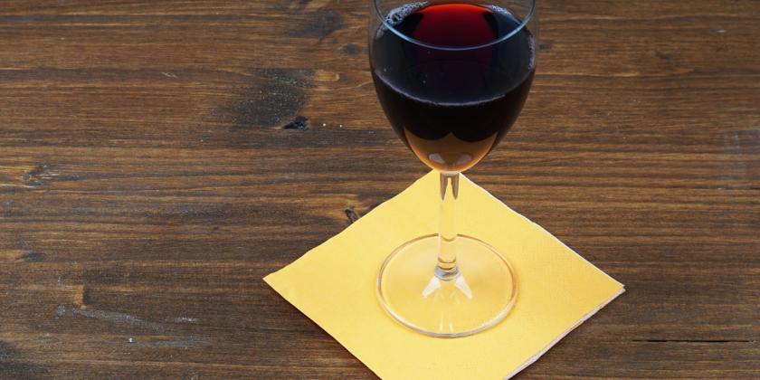 Traubensaft in einem Glas