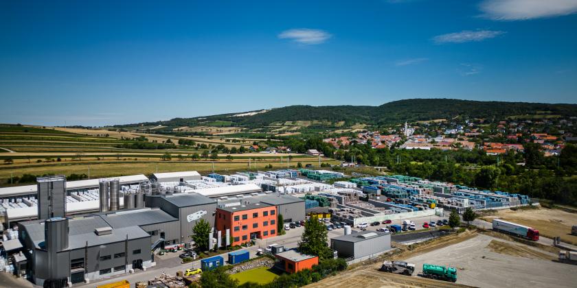Werk PET to PET Recycling Österreich GmbH mit Sitz in Müllendorf im Burgenland