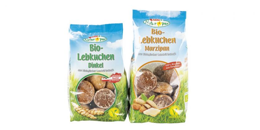 Spar Natur pur Bio-Lebkuchen Dinkel und Marzipan