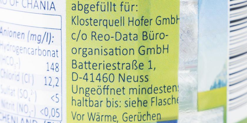 Klosterquell Paw Patrol Wasser: Herkunftsangabe